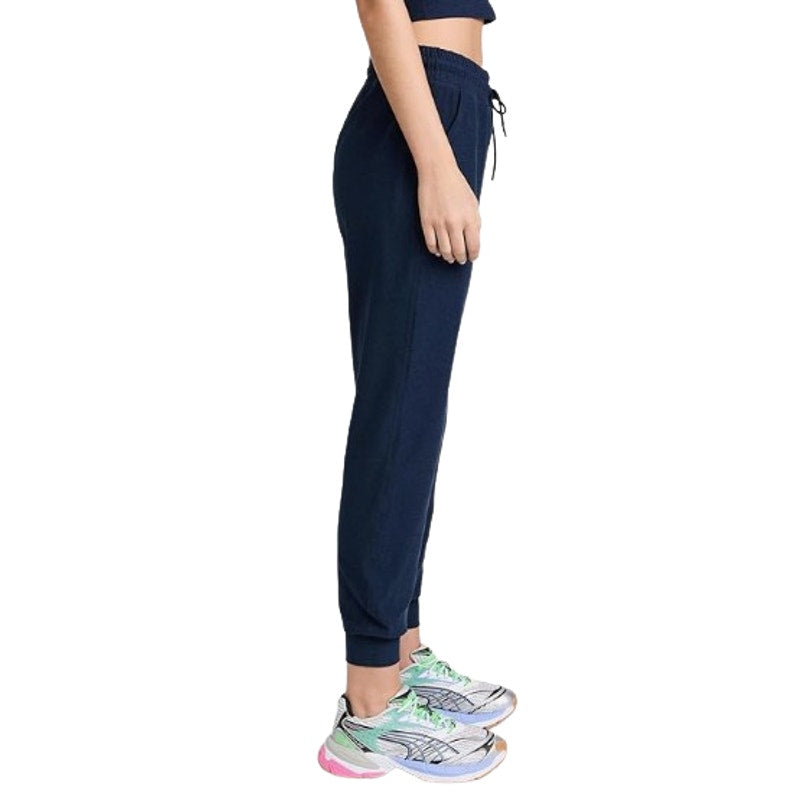 BEYOND YOGA Commuter Midi Joggers XS Nocturnal Navy Blue Drawstring Spacedye NWT