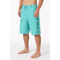 O'Neill Mens Santa Cruz Solid 2.0 Board Shorts Size 33 Turquoise Blue NWT