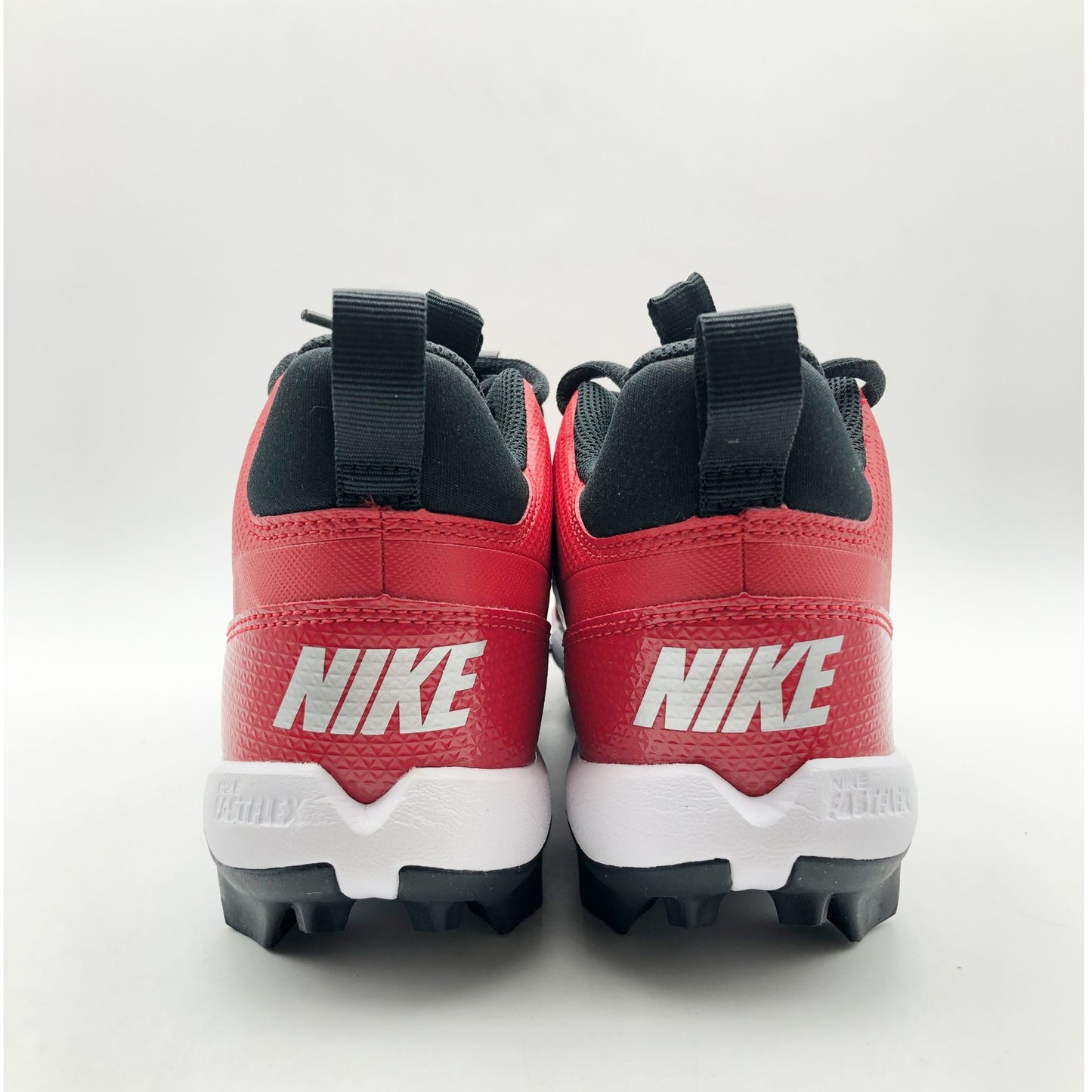 Nike Kids Alpha Menace 4 Shark Football Cleats Size 6 Red White NWOB