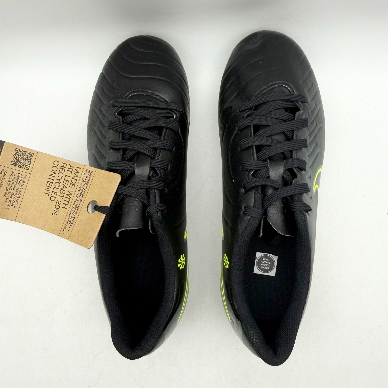 Nike Kids Tiempo Legend 10 Club FG Soccer Cleats US 5 YOUTH Black DV4352 NWOB