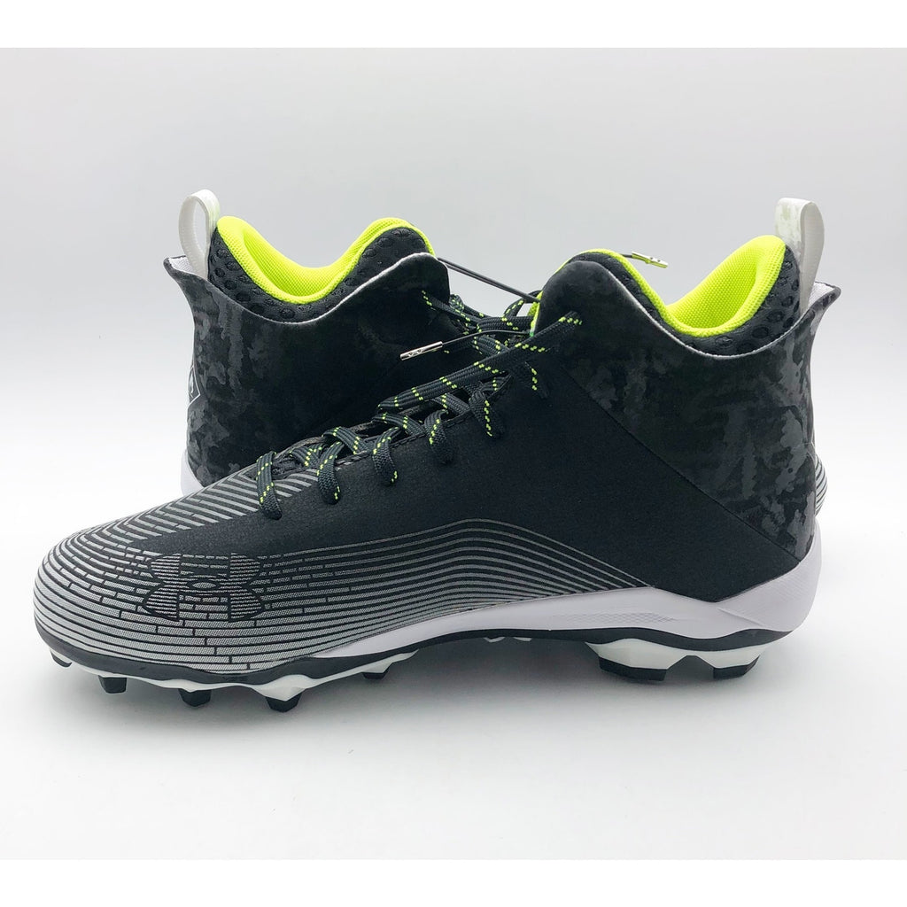 Under Armour Men's Highlight Hammer MC 2.0 Football Cleats Size 10.5 Black NWOB