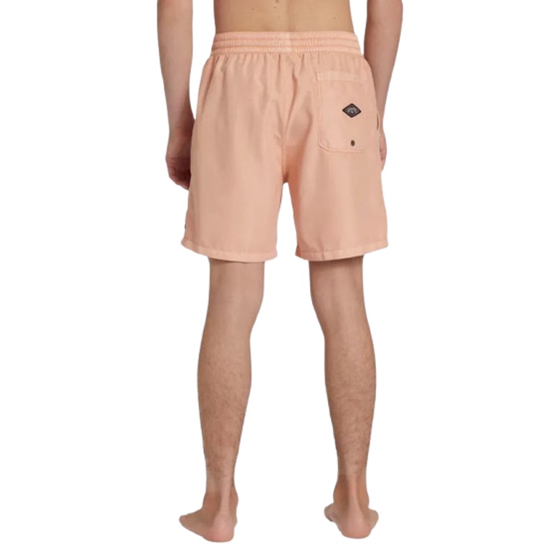 BILLABONG Men's All Day Layback Boardshort Large Orange Dusty Melon Overdyed NWT