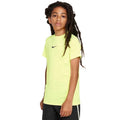 NIKE Big Kids Dri-FIT Short-Sleeve Tshirt Large Neon Yellow Crewneck NWT