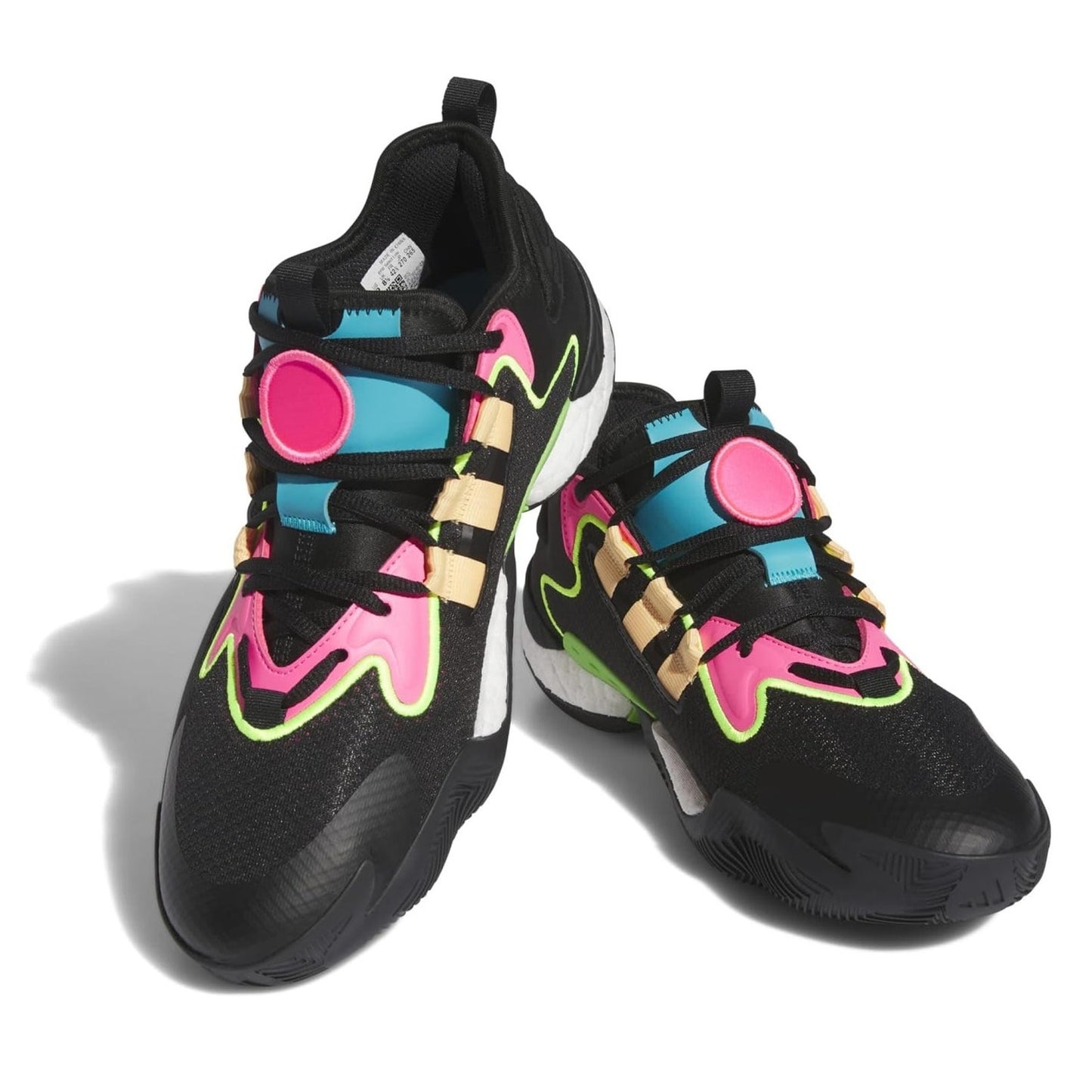 Adidas BYW Select Basketball Shoes Mens 10 Womens 11 Black Orange Athletic NIB