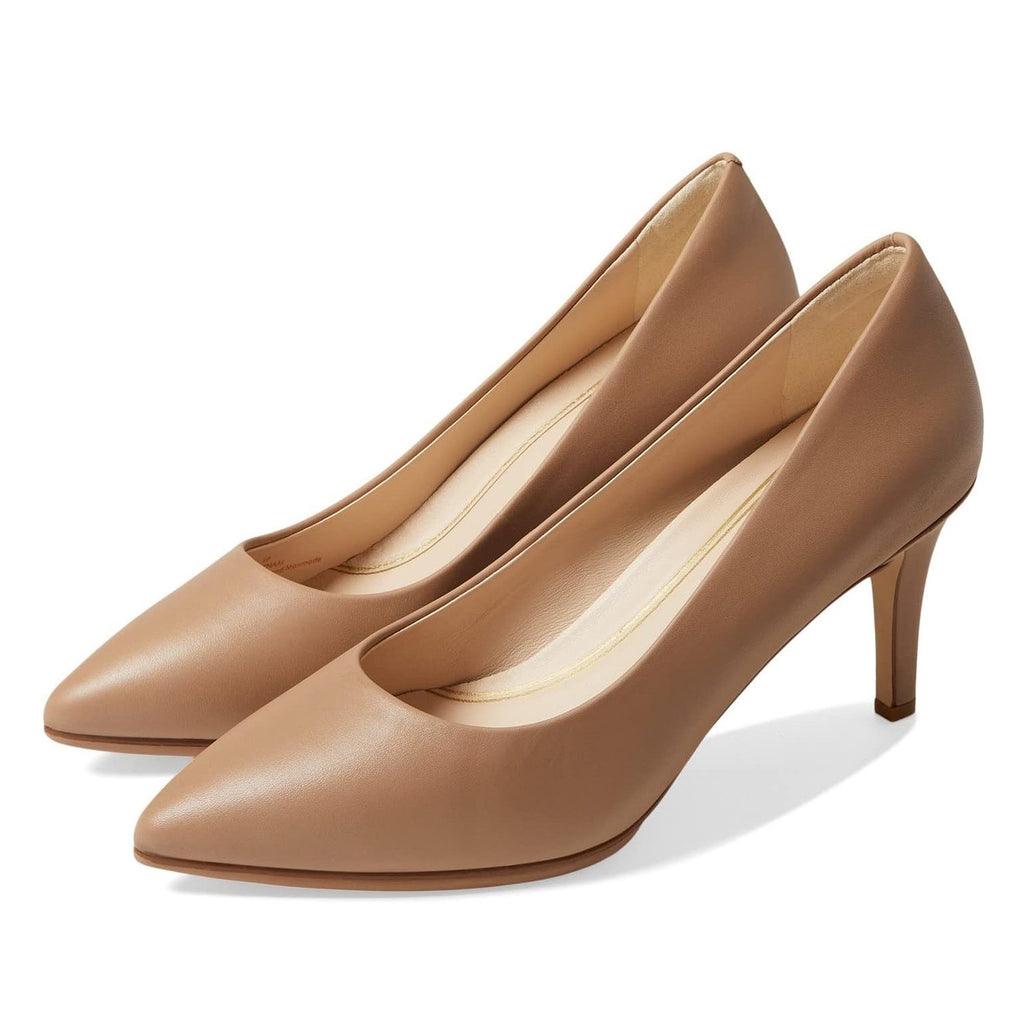 Cole Haan Womens Grand Ambition Pumps US 9.5 B Tan Amphora Leather Heels NWOB