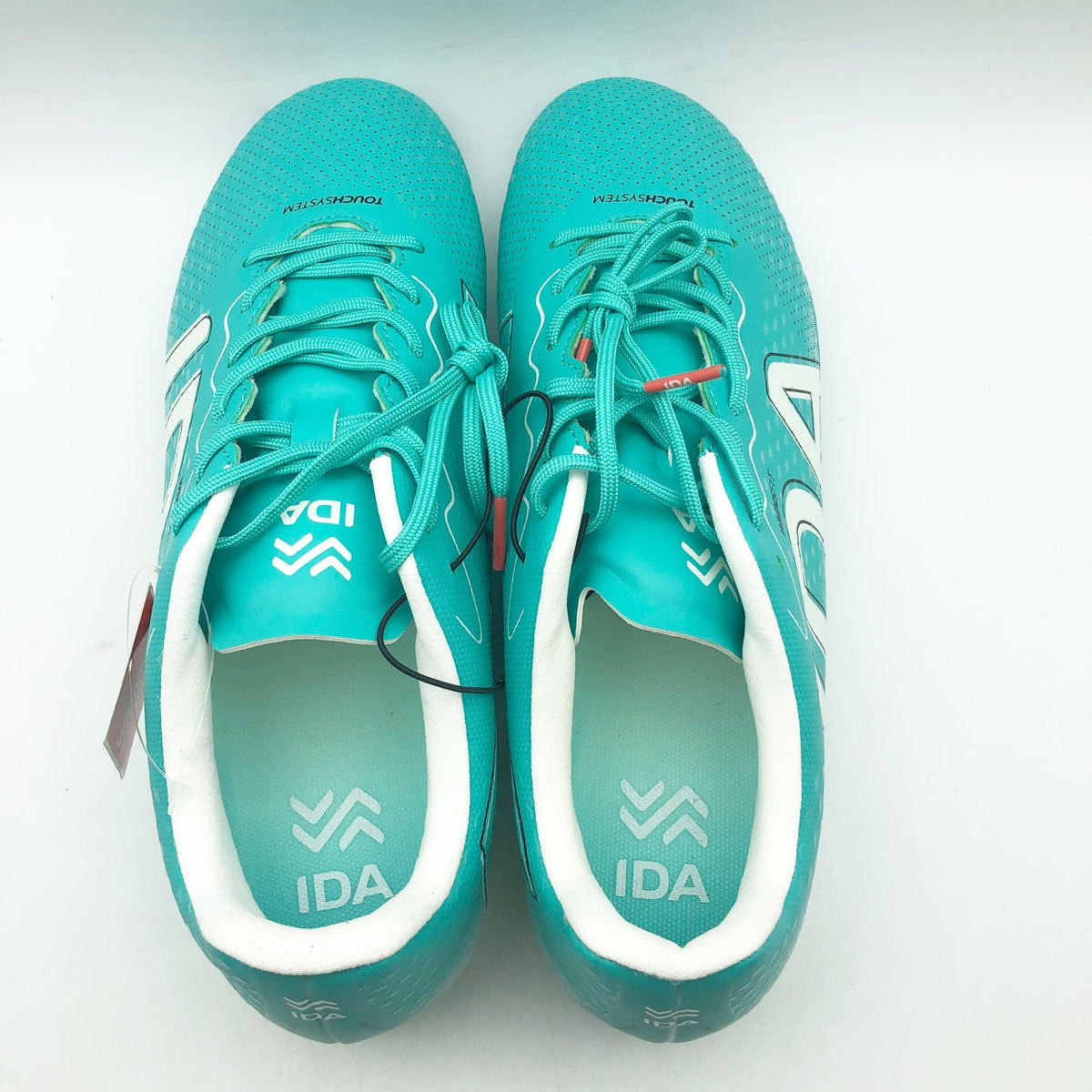 IDA Women's Rise Club FG Molded Soccer Cleats Size 7 Teal White NWOB