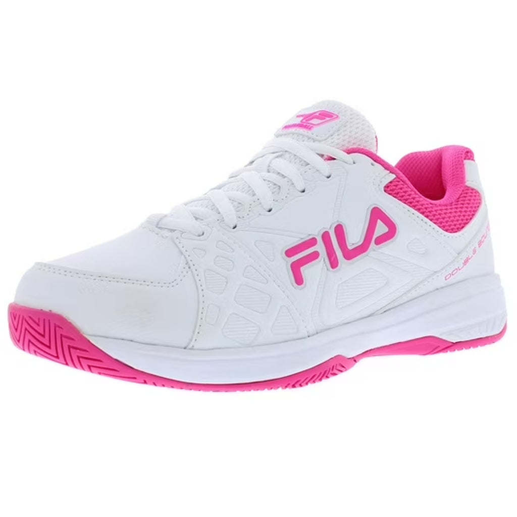 FILA Womens Double Bounce 3 Pickleball Athletic Shoe Size 9 EU 40 White Pink NIB