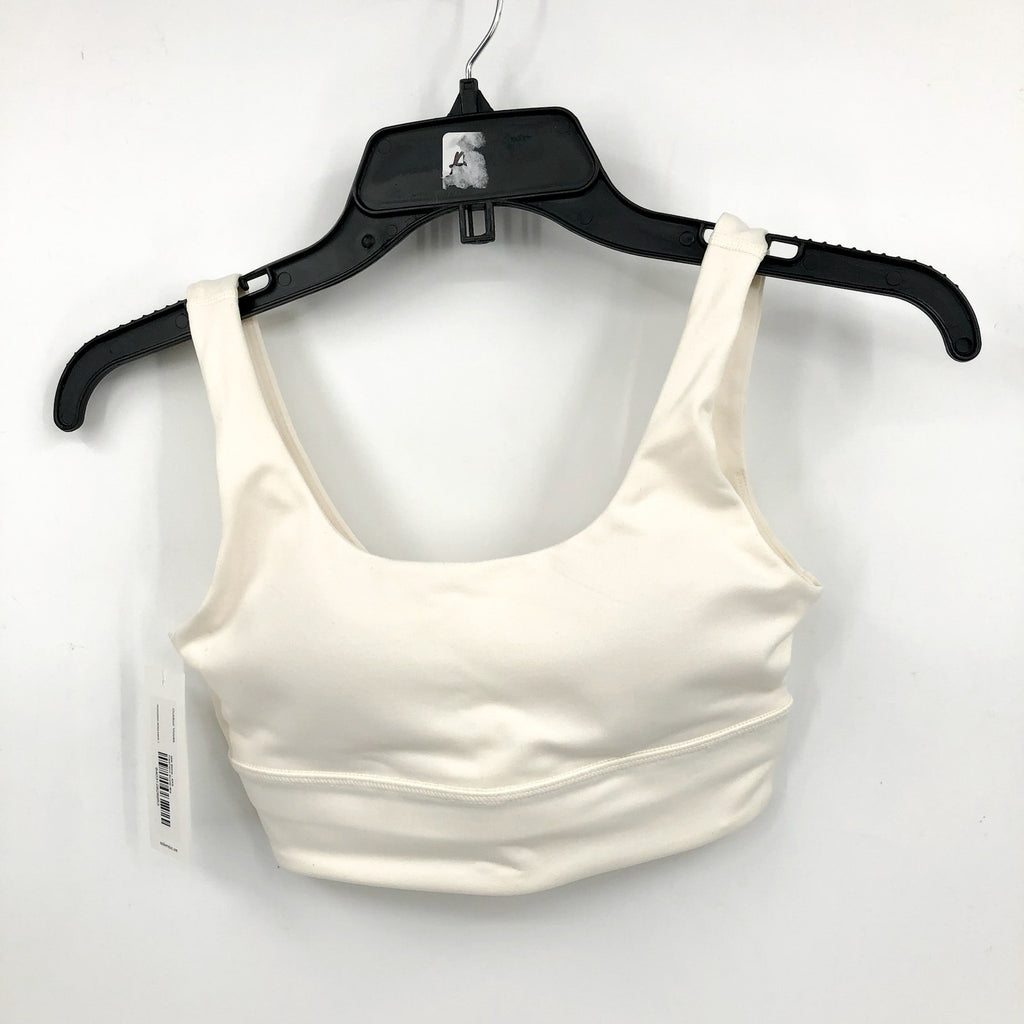 OUTDOOR VOICES Women's FreeForm Scoop Bra XXS White Milk Stone NWT