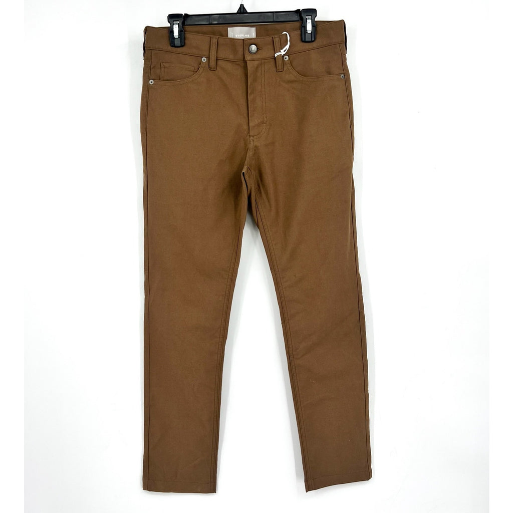 EVERLANE Men's Slim Fit 5-Pocket Pants 31x30 Tan Ochre Chino NWT