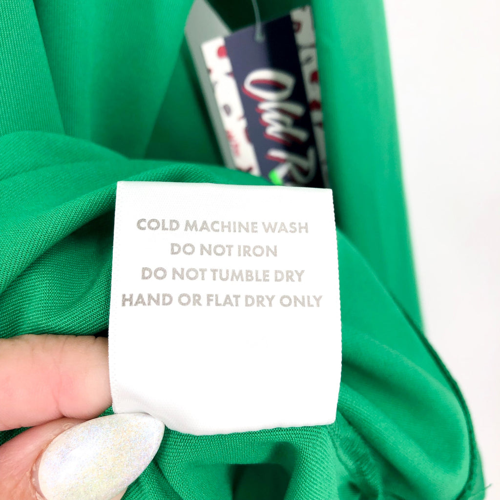 OLD ROW Men's Tailgate Quarter Zip Performance Pull Over Large Kelly Green NWT