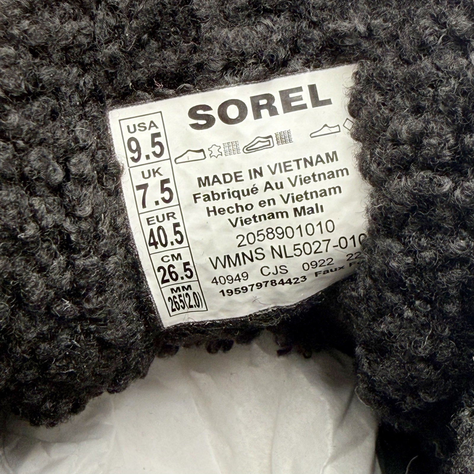 Sorel Women Explorer Next Drift Bootie US 9.5 EU 40.5 Black Suede Waterproof NIB