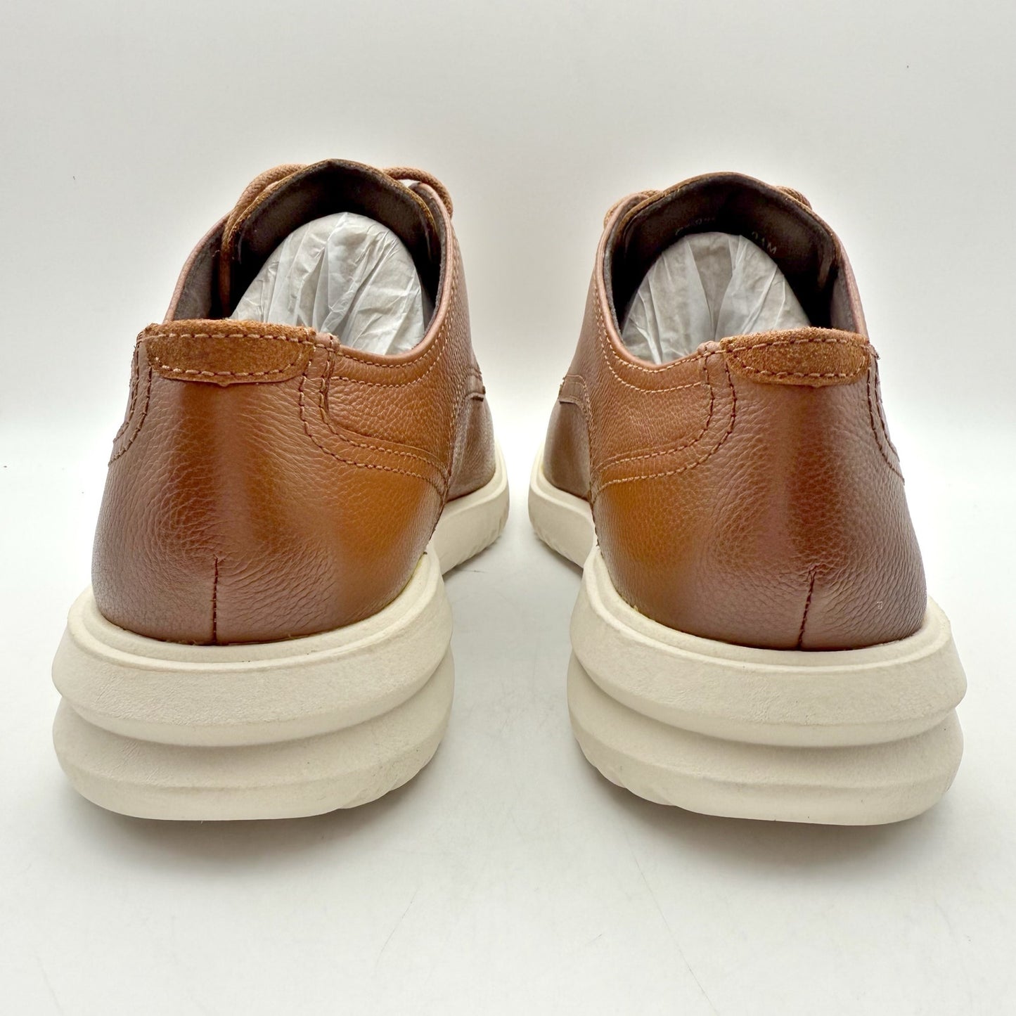 Cole Haan Mens Grand Plain Toe Oxford Shoes US 9.5 M EU 42.5 Brown Leather NIB