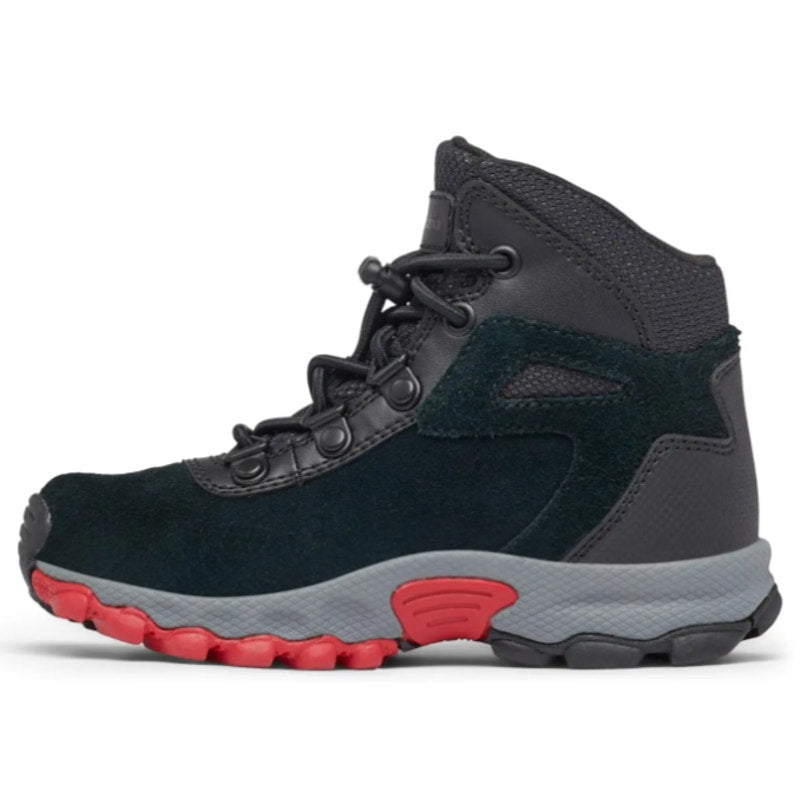 Columbia Kids Newton Ridge Amped Hiking Boots Size 1 Black Red Waterproof NIB