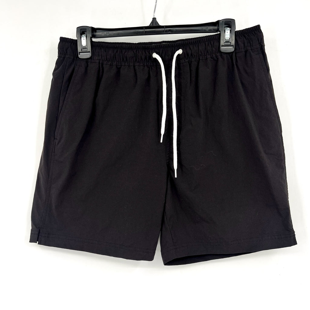 EVERLANE Men's The ReNew Swim Shorts Medium Black Drawstring NWT