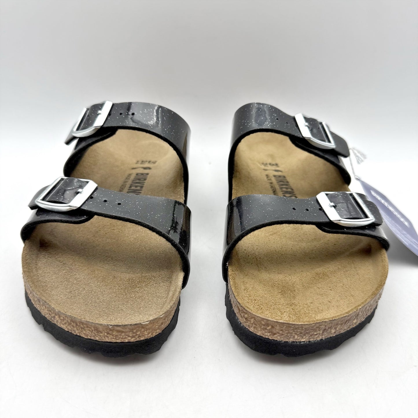 Birkenstock Womens Sydney Birko Flor Graceful Sandals EU 37 US 6 Black NWOB