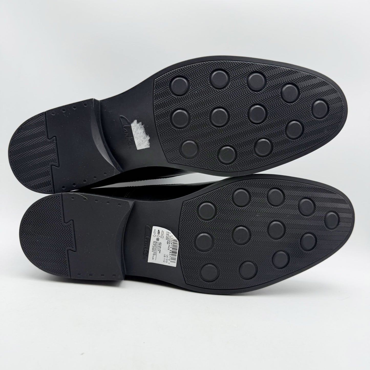 Clarks Mens Whiddon Pace Oxford Shoes US 11 M EU 44.5 Black Leather NIB