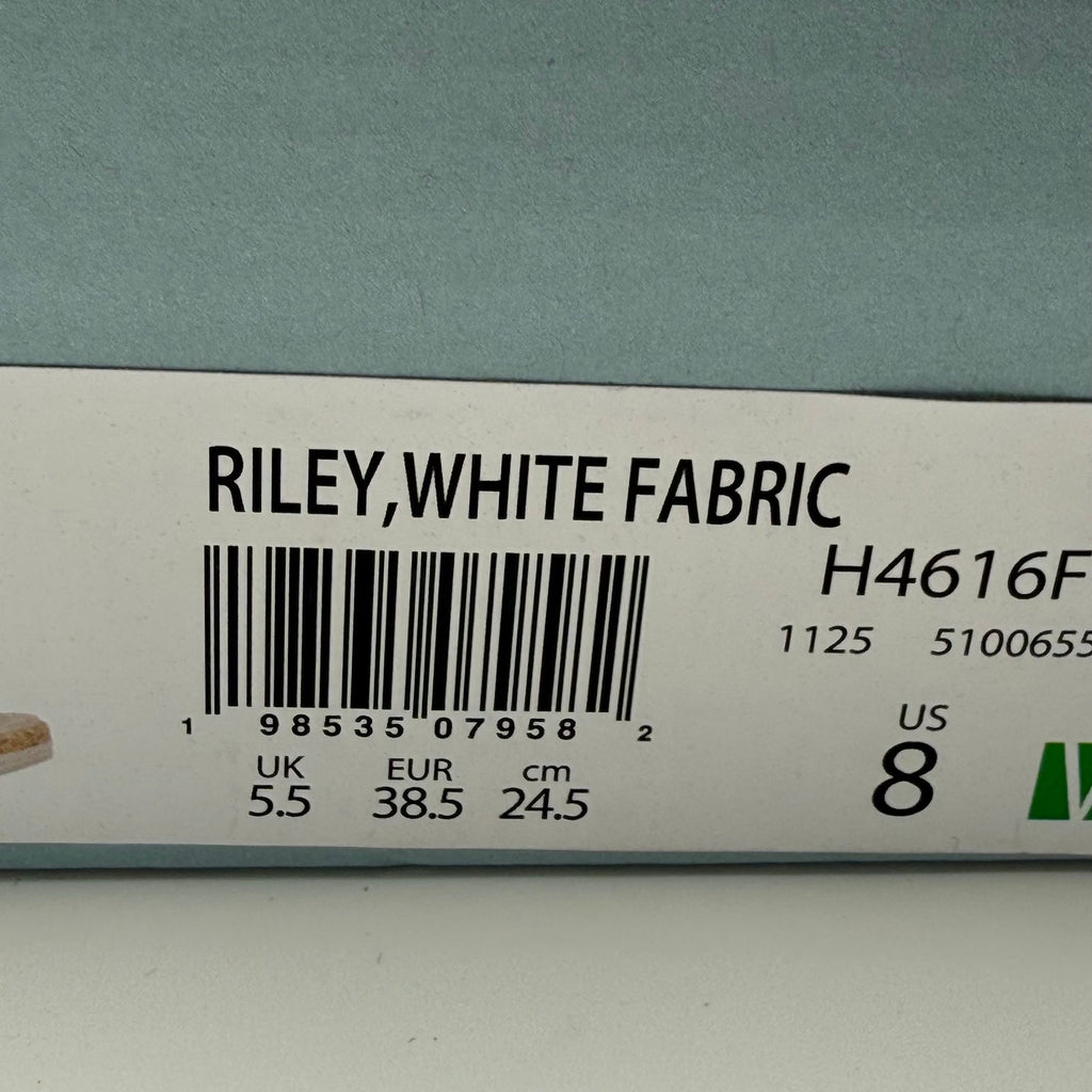 Bzees Womens Riley Slingback Wedge Sandals Size 8 Wide EU 38.5 White NIB