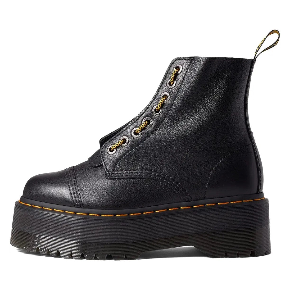 Dr. Martens Womens Sinclair Max Ankle Boots EU 37 US 6 Black Leather NWOB