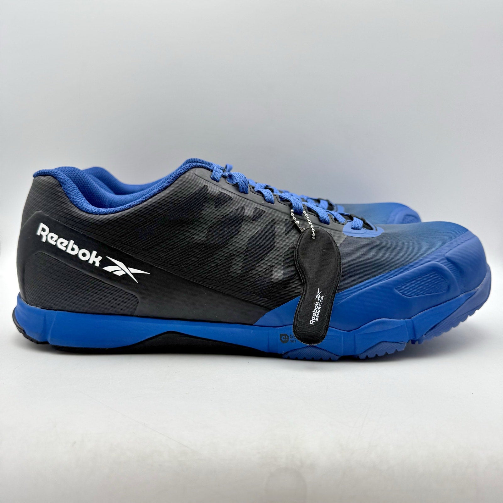 Reebok Work Mens Speed TR Work Sneakers Size 16 Blue Black SR EH Comp Toe NIB
