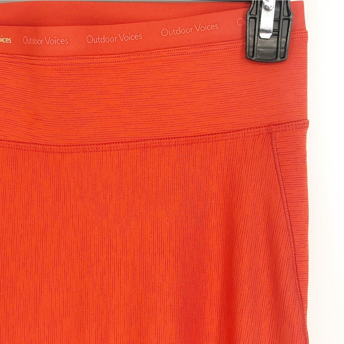 OUTDOOR VOICES Womens Thrive 7/8 Leggings Paprika Orange XS