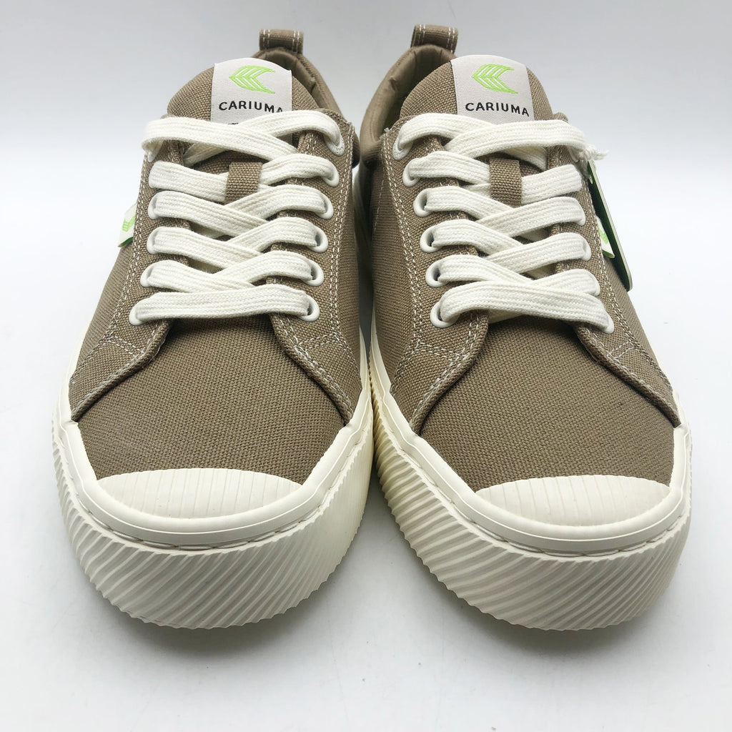 Cariuma Women's OCA Low Sneaker Size 9 Brown Burnt Sand Canvas NIB