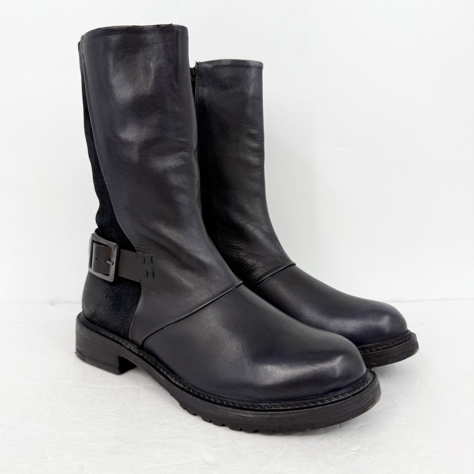 Vintage Foundry Womens Camila Bootie US 8.5 EU 39 Black Leather NIB