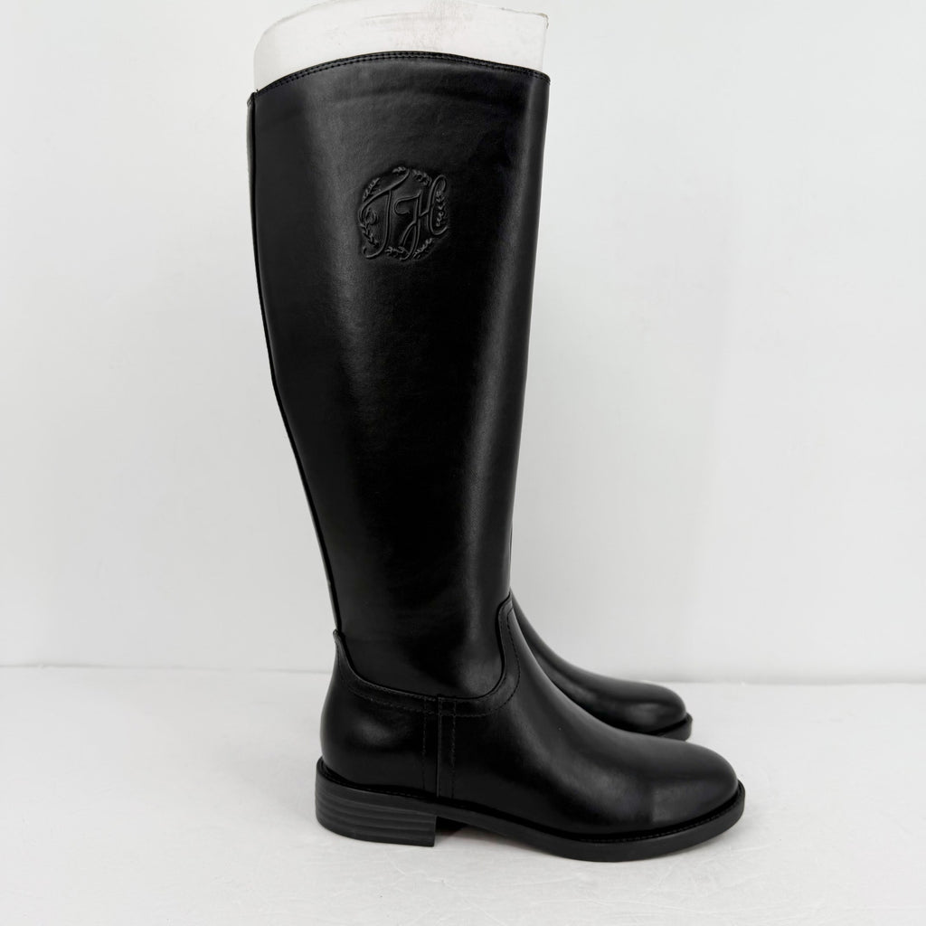 Tommy Hilfiger Womens Rydings Knee High Boots US 6 M EU 36 Black NWOB