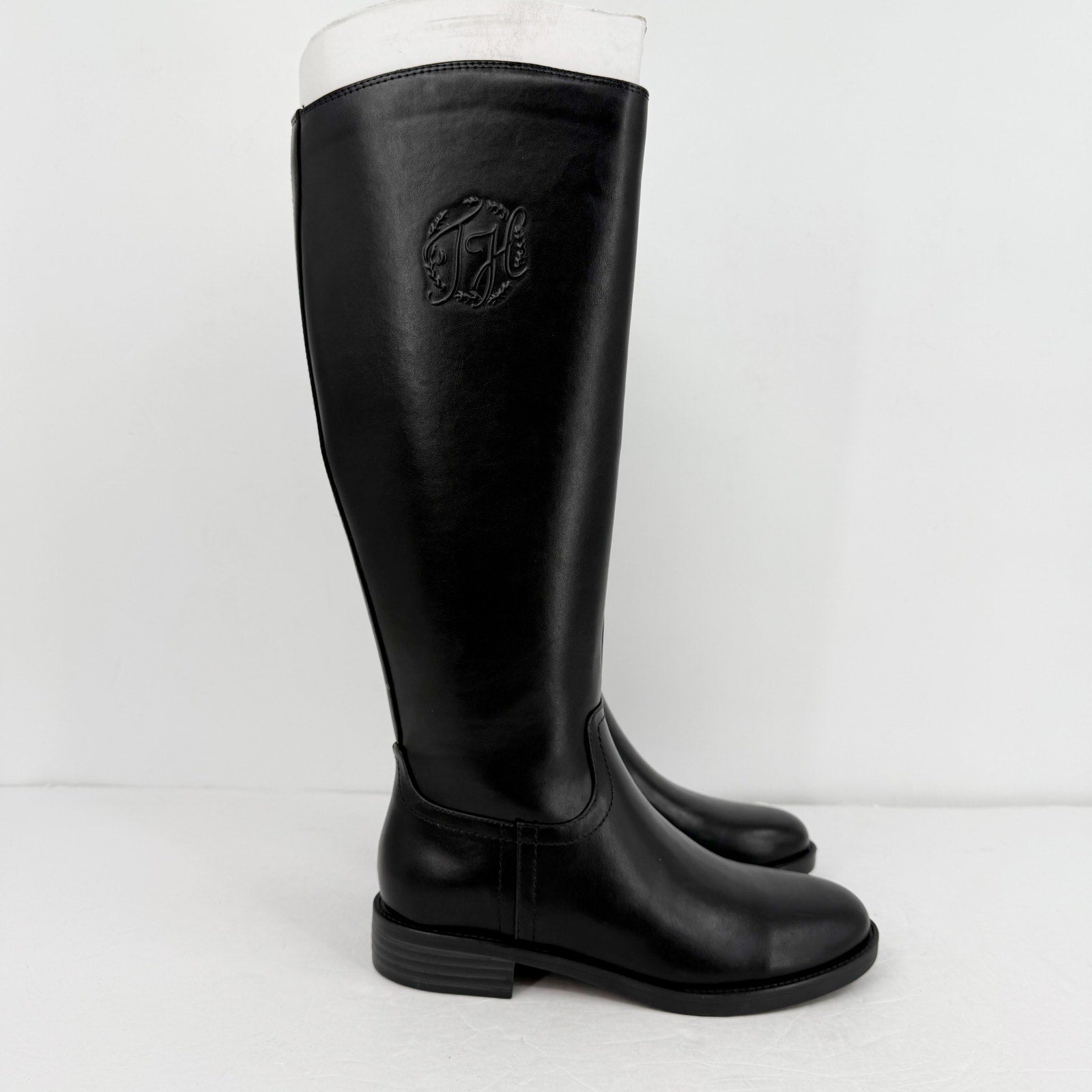 Tommy Hilfiger Womens Rydings Knee High Boots US 6 M EU 36 Black NWOB