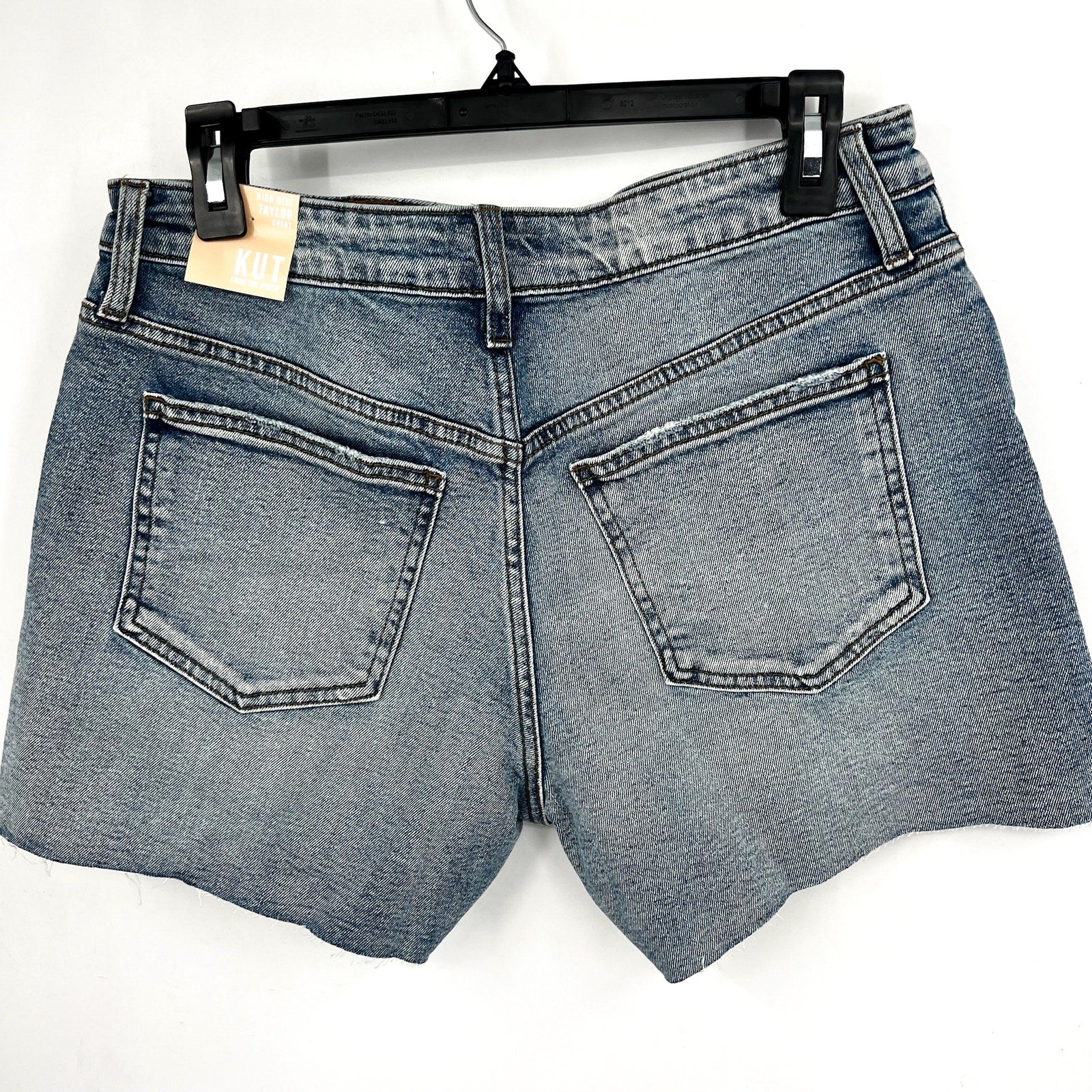 KUT FROM THE KLOTH Women's Taylor Denim Shorts Size 4 Freedom Blue High Rise NWT