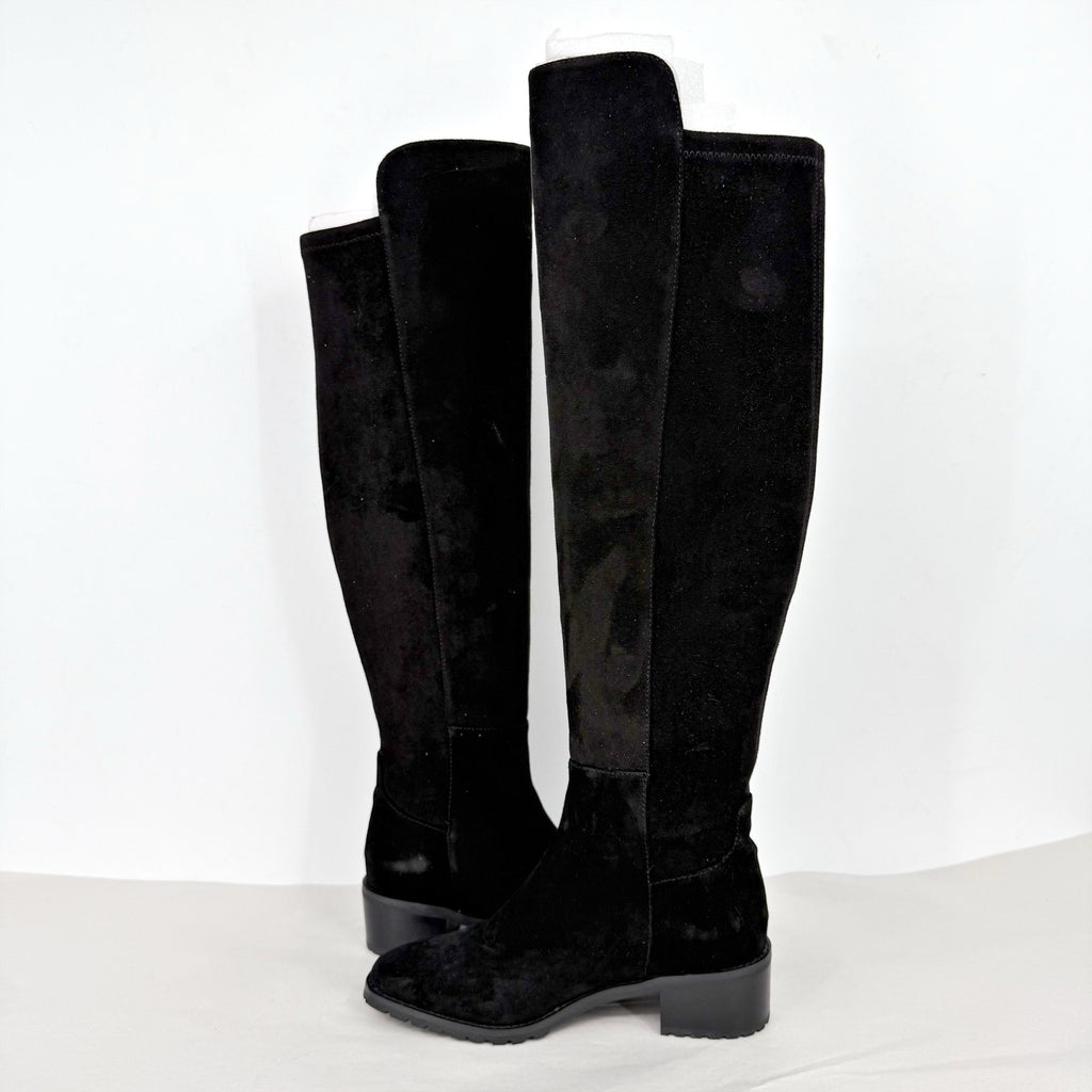 Blondo Womens Sierra Knee High Boots Size 6 M Black Suede Waterproof  NWOB