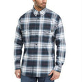 Wolverine Mens FR Twill Shirt XXL Blue White Plaid Long Sleeve NWT