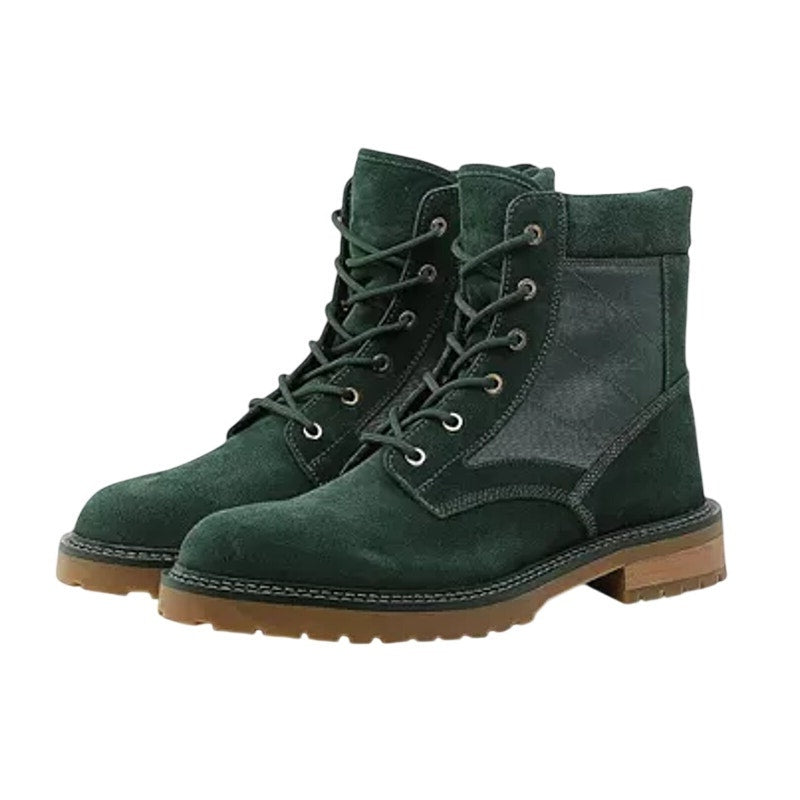 Saint Morta Mens Legion Ankle Boots US 12 Green Suede NIB