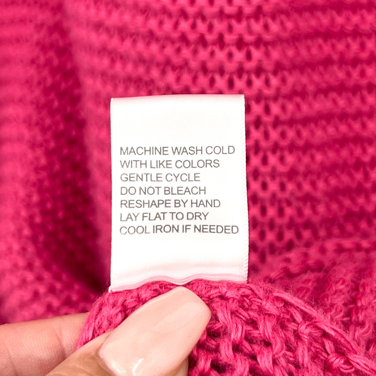 STITCHDROP Women's Turtleneck Sweater Mini Dress Medium Pink Magenta NWT