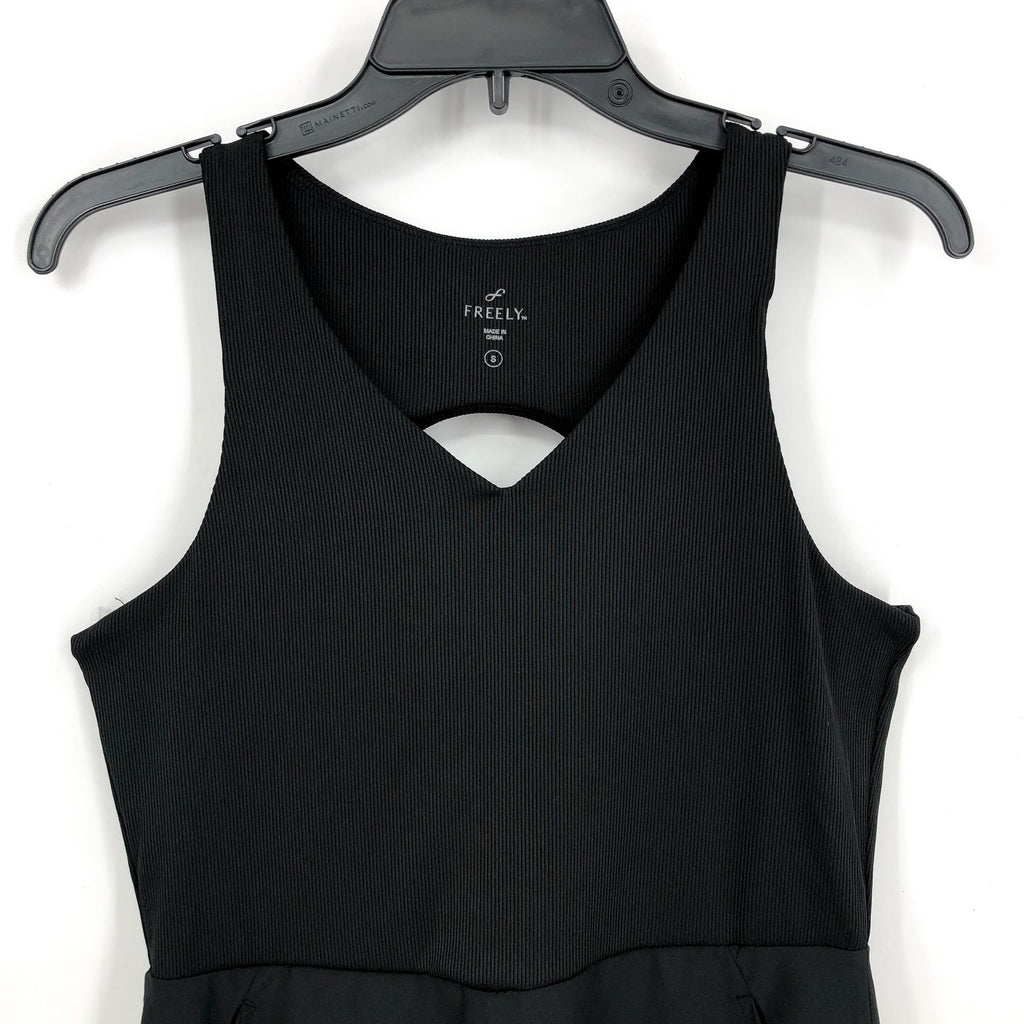 FREELY Women's Activewear Dress Small Black Cut Out Back NWOT