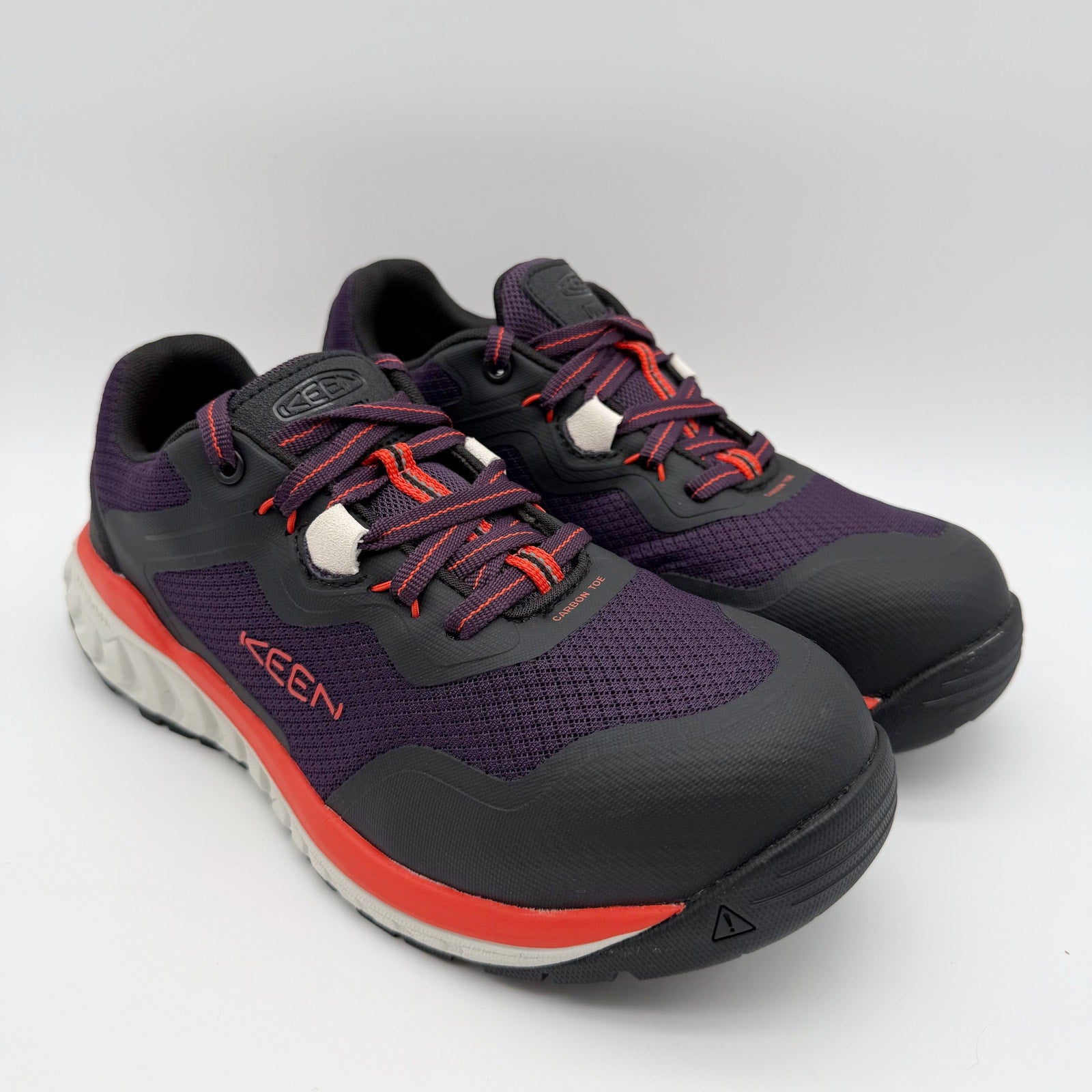 KEEN Womens Utility Tempe Sneakers 9 Wide Purple Comp Toe Slip Resistant NIB