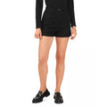 1. STATE Womens Tweed Dress Shorts 16W Rich Black Gold Speckled NWT