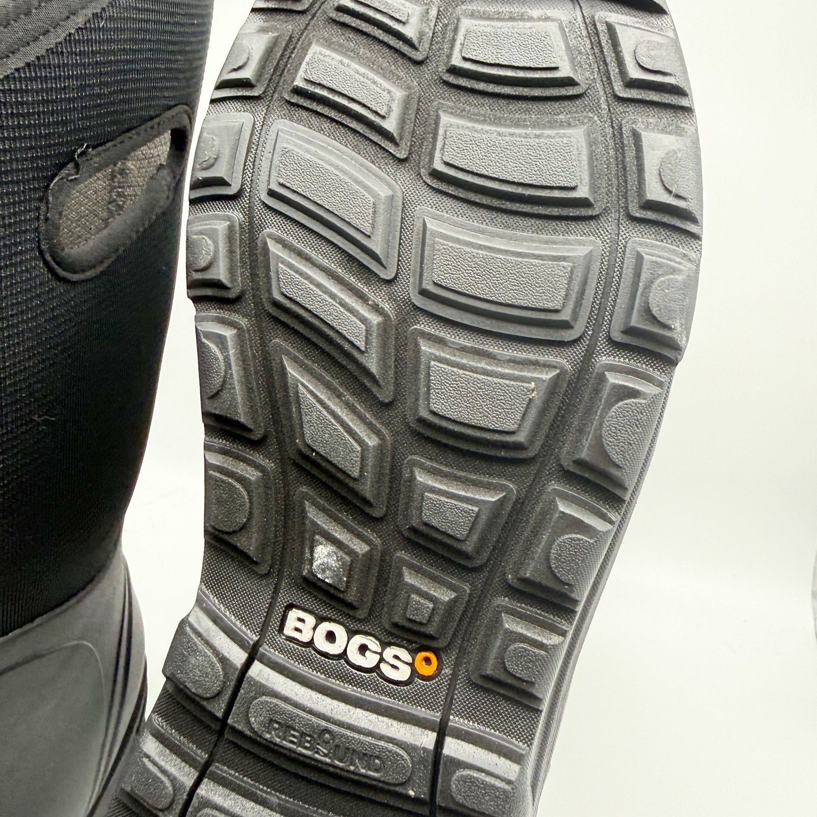 Bogs Mens Bozeman Tall Boots US 12 EU 45 Black Waterproof Pull On NIB