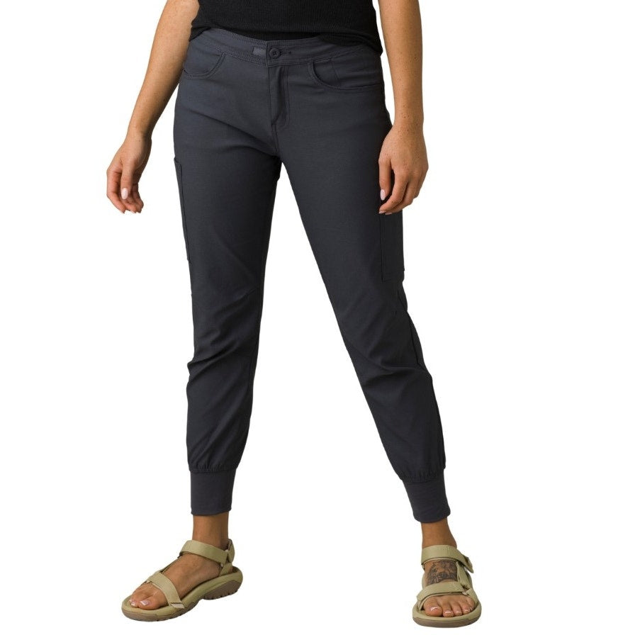 PRANA Women's Halle Jogger II Size 8 Grey Coal Hiking Lightweight Stretch NWT