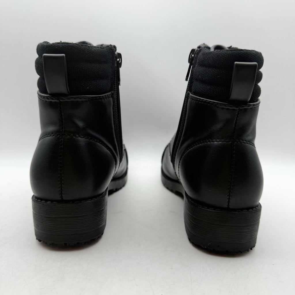 LaForst Womens Combat Ankle Boots US 8 US 38 Black Slip Resistant NWOB