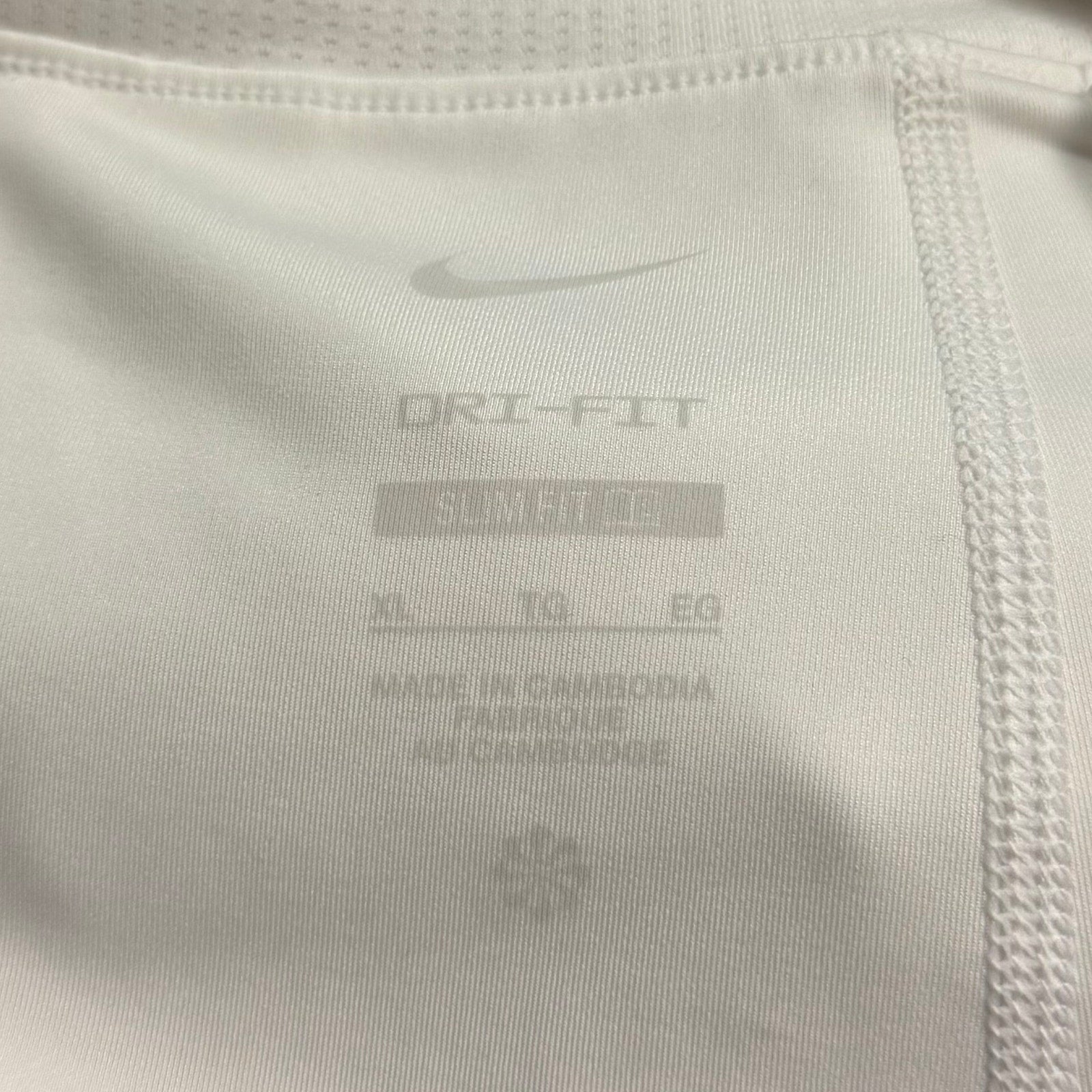 NIKE Women's Court Dri-FIT Victory Tennis Skort XL White Slim Fit NWT