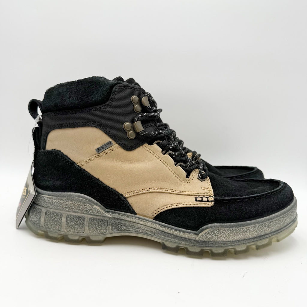 Ecco x Concepts Mens Track 25 Hiking Boots EU 42 US 8.5 Tan Black Leather WP NWT