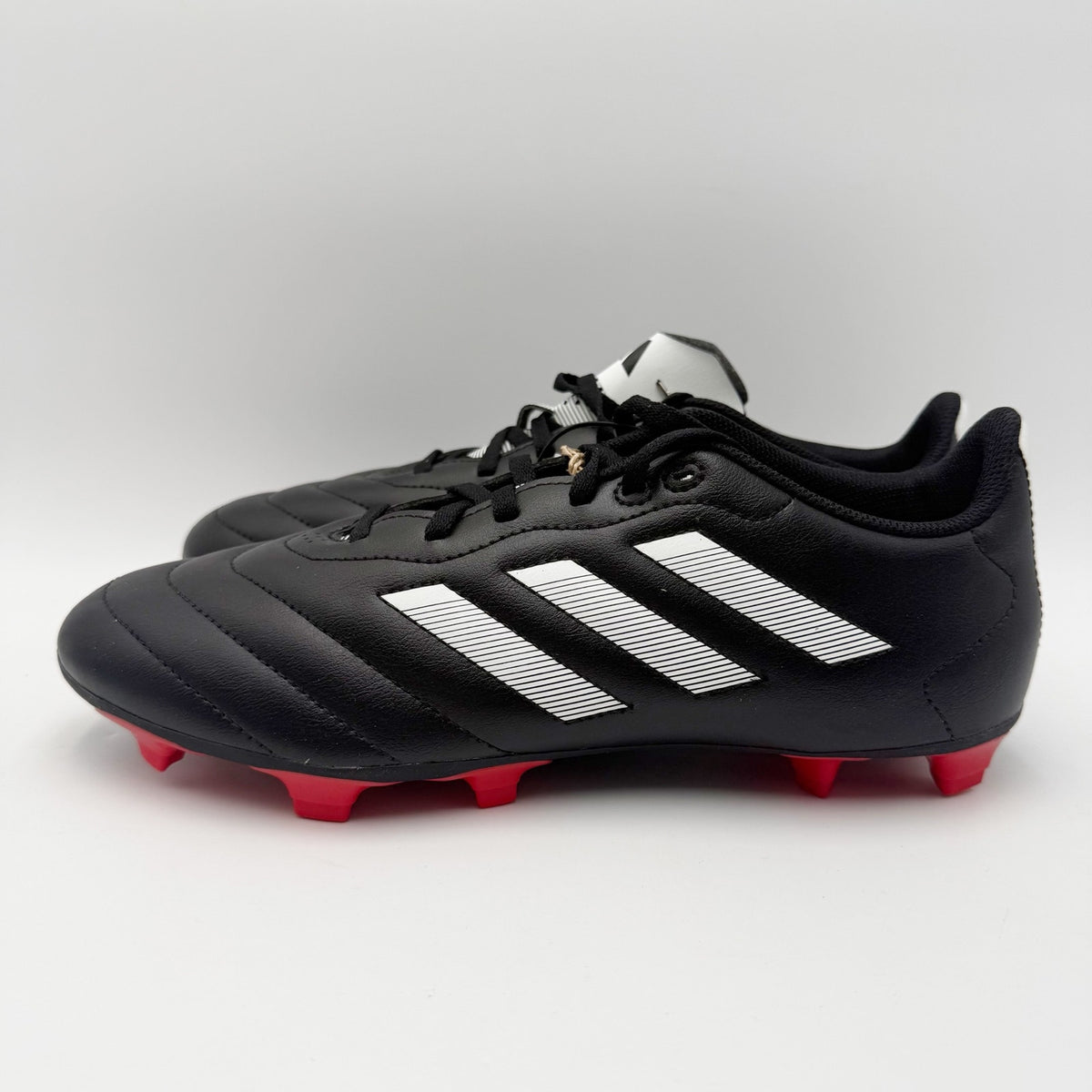 Adidas Mens Goletto VIII Firm Ground Soccer Cleats Size 9 Black Red Athletic NWT
