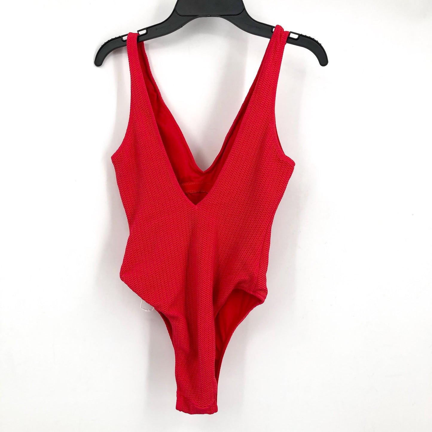 SEAFOLLY Sea Dive Deep V Neck One Piece Swimsuit Size 2 Chilli Red
