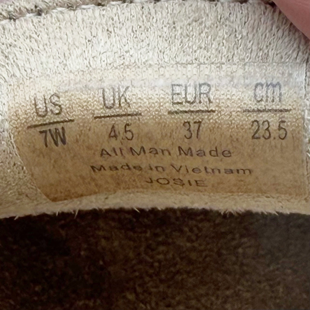 Soul Naturalizer Womens Josie Loafers Size 7 Wide EU 37 Taupe Slip On NIB