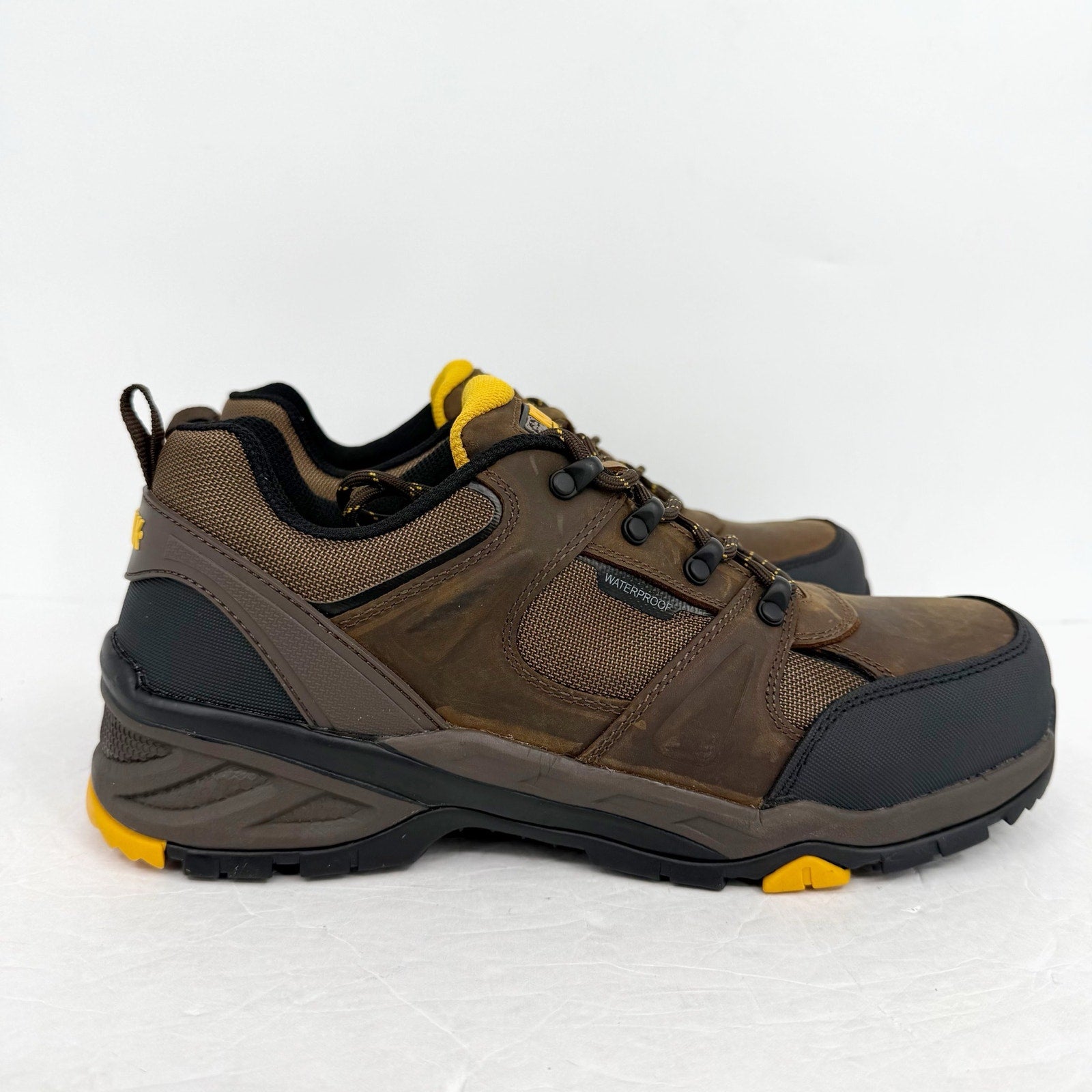 Kodiak Mens Rapid Work Sneakers US 11 Brown Leather WP Comp Toe EH NIB