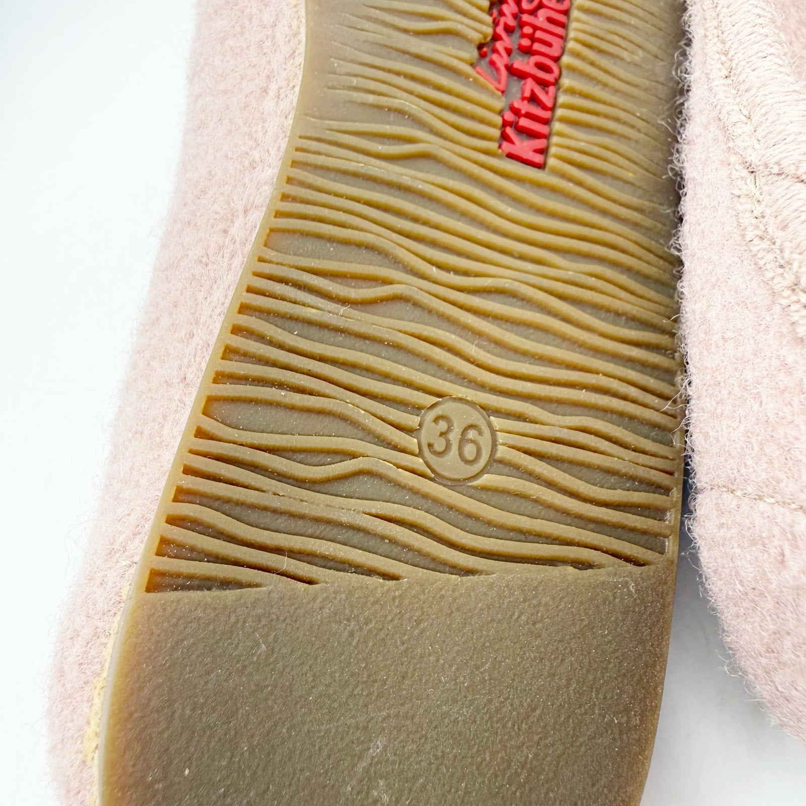 Living Kitzbuhel Womens Buck Slippers EU 36 US 5.5 Pink Wool NWOB