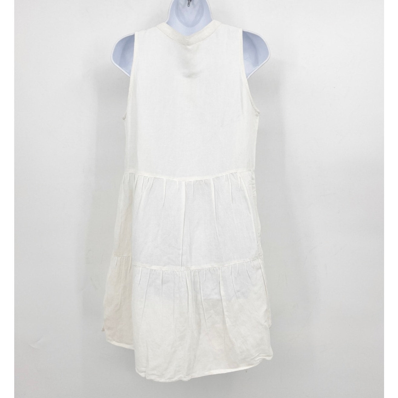 TOMMY BAHAMA Women's St Lucia Sleeveless Tier Dress Small White Cover Up NWT