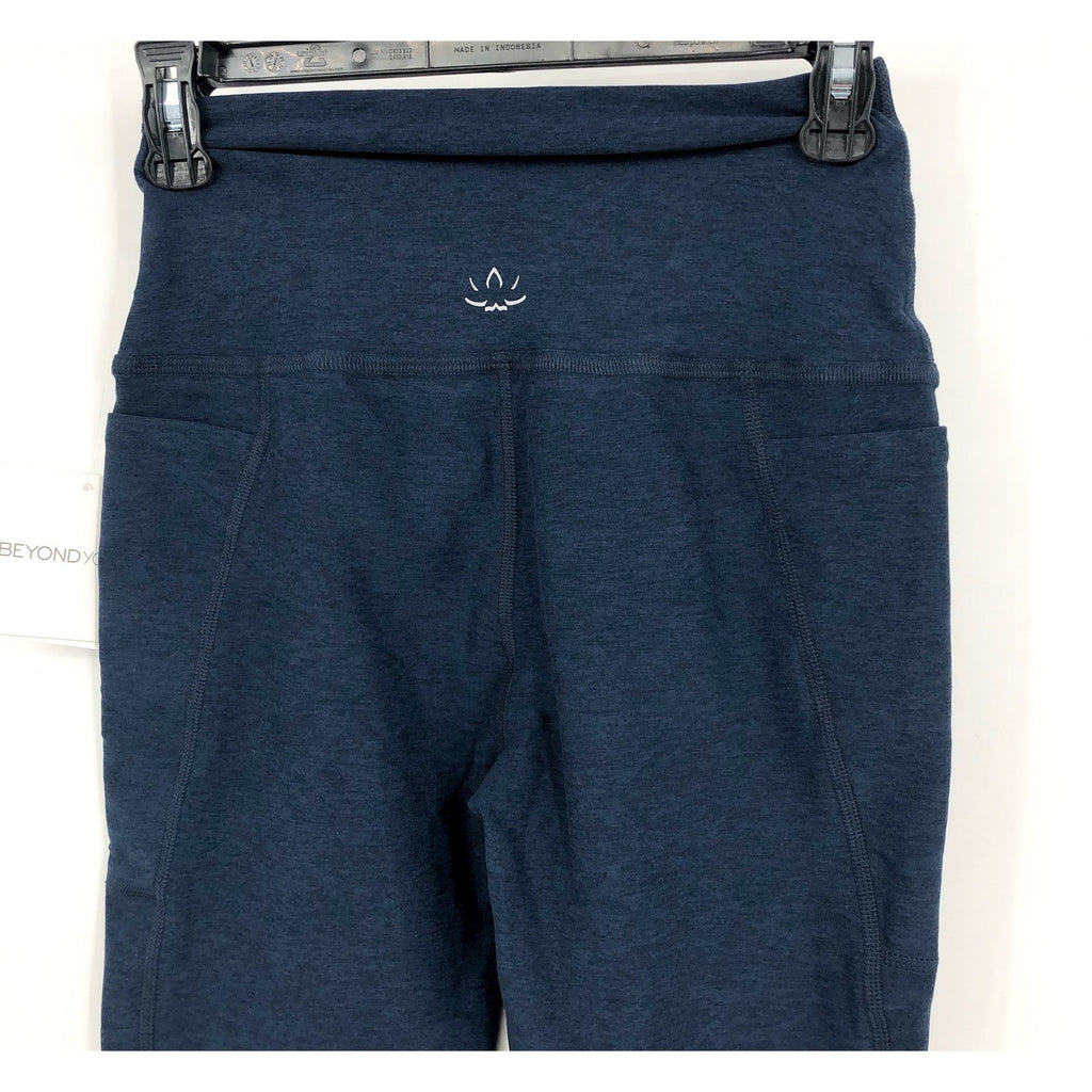 BEYOND YOGA Women's Out Of Pocket Midi Legging Medium Nocturnal Navy Blue NWT