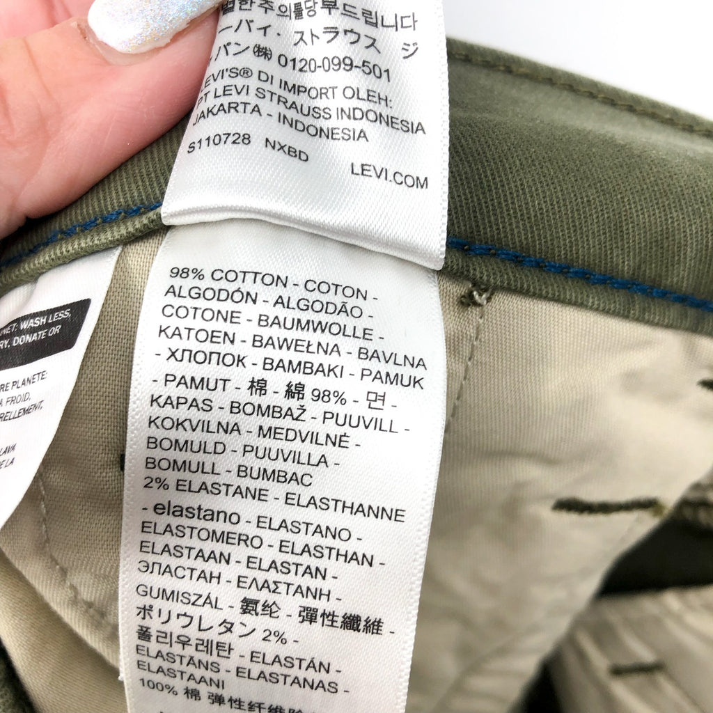 LEVI'S Men's XX Chino Standard Taper Pants 36x32 Olive Green NWT 85226-0146