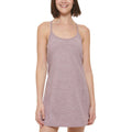 Calvin Klein Womens Athletic Mini Dress Large Heathered Purple Racerback NWT